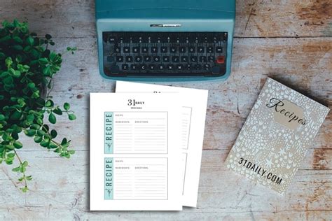 Image result for Printing Recipe Cards On Computer