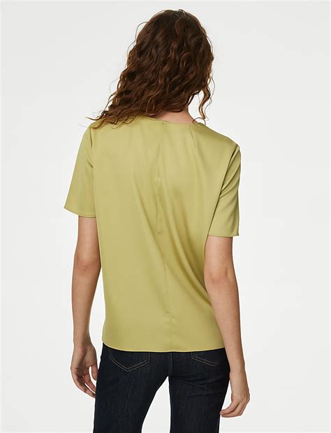 Buy Round Neck Top at Marks & Spencer
