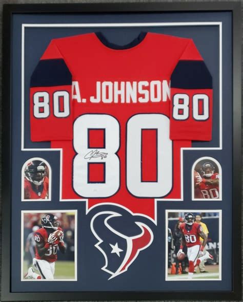 Andre Johnson Autographed Signed Framed Houston Texans Jersey JSA - Etsy