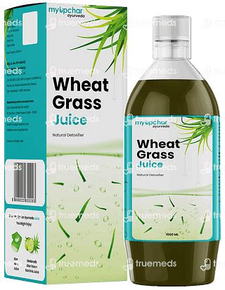 Myupchar Ayurveda Wheat Grass Juice 1000ml - Uses, Side Effects, Dosage ...
