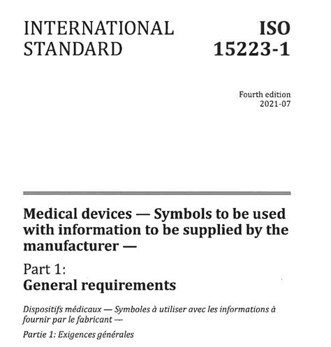 ISO 15223-1 Symboler til mærkning - QA MED Solutions ApS