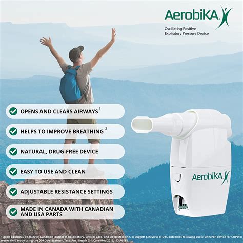 AEROBIKA* Oscillating Positive Expiratory Pressure Device - Supplisave