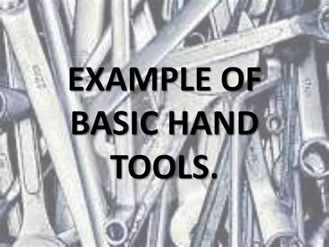 Basic Hand Tools 的图像结果
