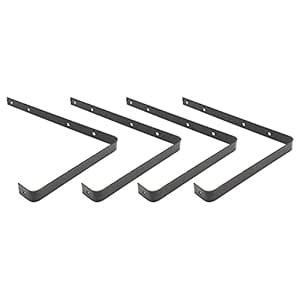 DOITOOL 4 PCS Flower Box Holders, Window Flower Box Brackets Outdoor ...