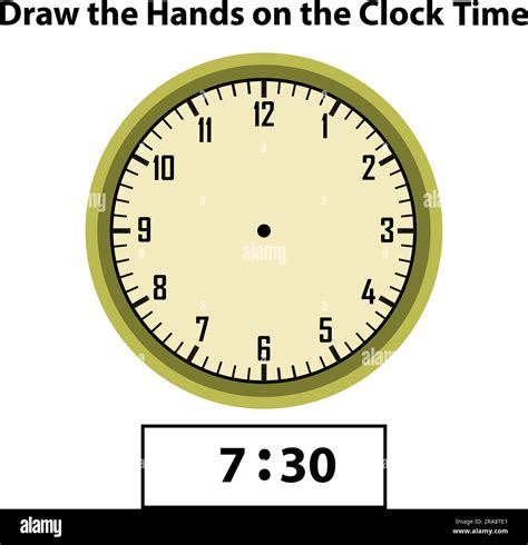 Draw hands Analog clock. What is the time, Learning clock, and math worksheet? Telling the Time ...