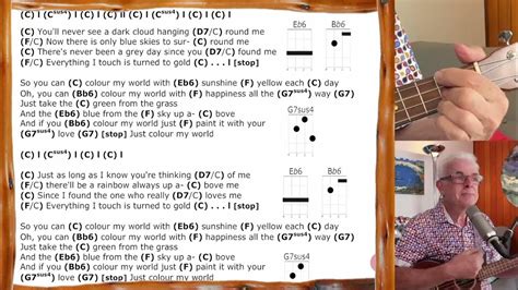 Image result for Guitar Tutorial Color My World