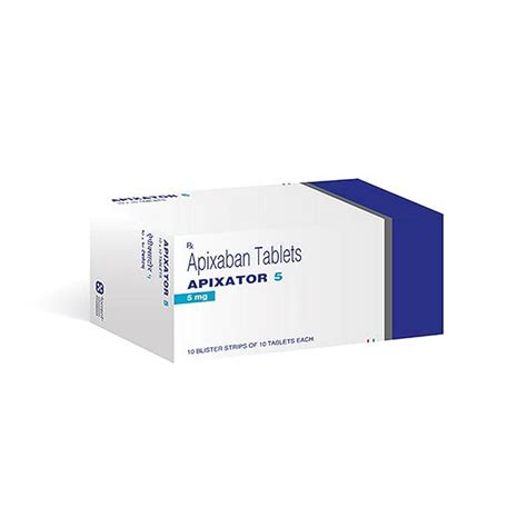 Apixator 5mg - Strip of 10 Tablets : Amazon.in: Health & Personal Care