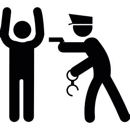 Police arresting man - Free people icons