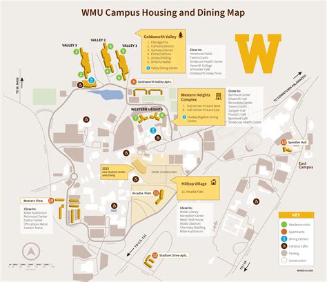 Locations Map | Dining Services | Western Michigan University