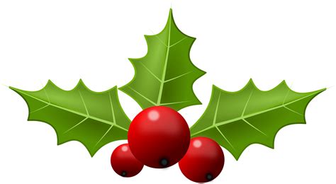 Holly Leaves Clipart | Free download on ClipArtMag