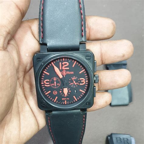 Handmade leather strap for Bell & Ross | indian leather craft ...