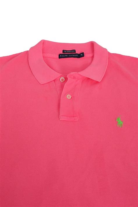 Polo Ralph Lauren XL Fluroscent Pink Polo T Shirt