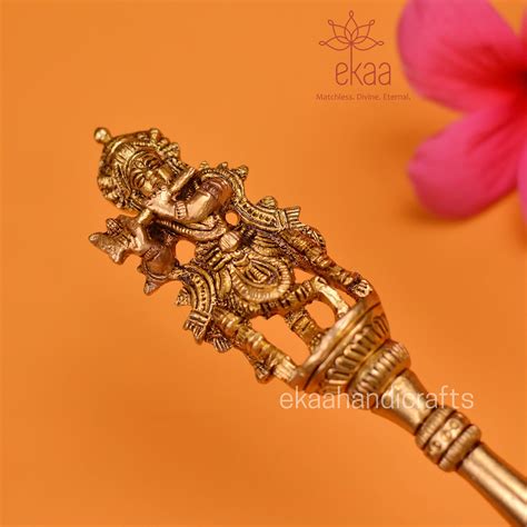 Lord Krishna Havan Spoon – Ekaa Handicrafts