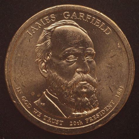 2011-P James Garfield Dollar Doubled Die Reverse / DDR (Probably WDDR ...