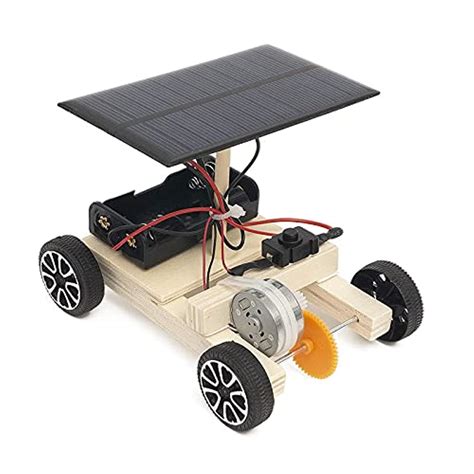 Wooden Solar Car STEM Kit DIY Solar Car Kit – REES52
