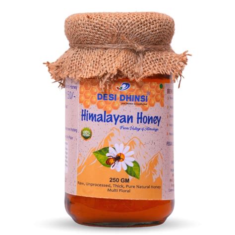 DESI DHINSI Natural & Organic Himalayan Honey Single Origin Unblended ...