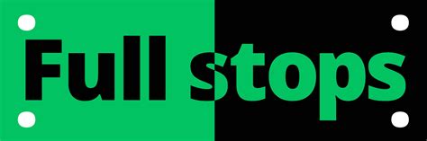 Image result for Full Stop