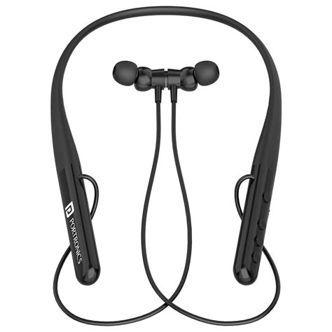 Portronics Harmonics Z4 Wireless Bluetooth 5.3 Neckband in Ear ...