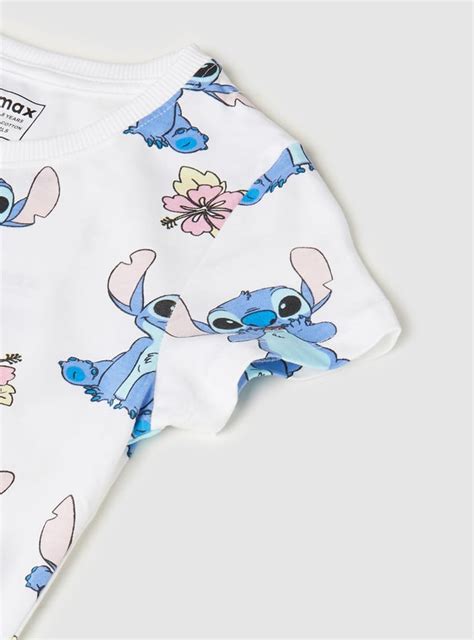 Buy Girls Lilo & Stitch Print T-shirt Online at just Rs. 399.0 ...