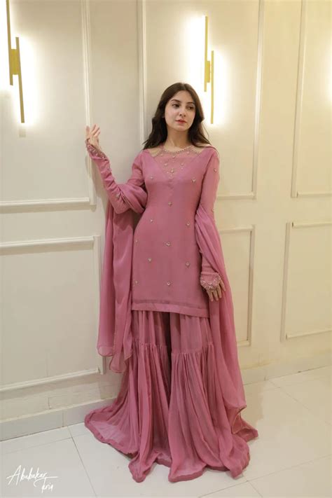 Zehra Blush Baby Pink Kurta Set with Dupatta – Ira Jaipur