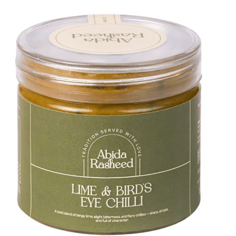 Abida Rasheed Lime & Bird’s Eye Chilli Pickle 200g | Homemade Kerala Achar