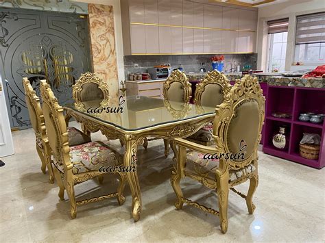Premium Dining Table Set 6 Seater