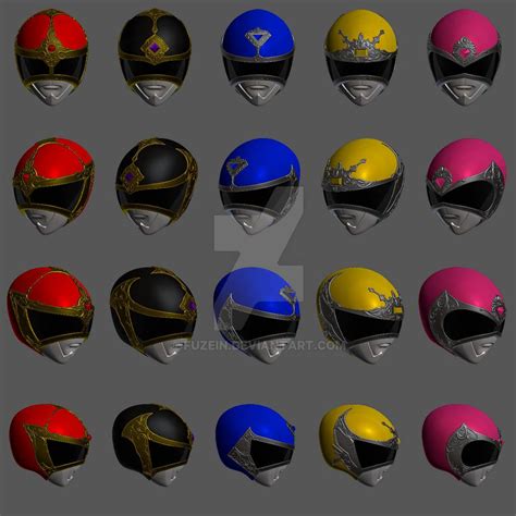 Dai Sentai Goggle V Helmets by fuzein on DeviantArt
