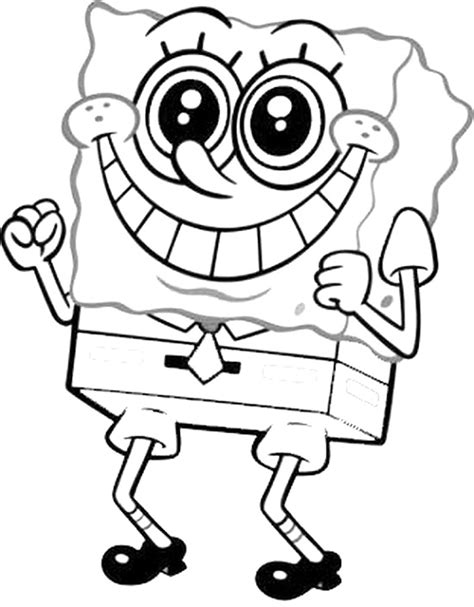Spongebob Coloring Page Printable - Printable Calendar
