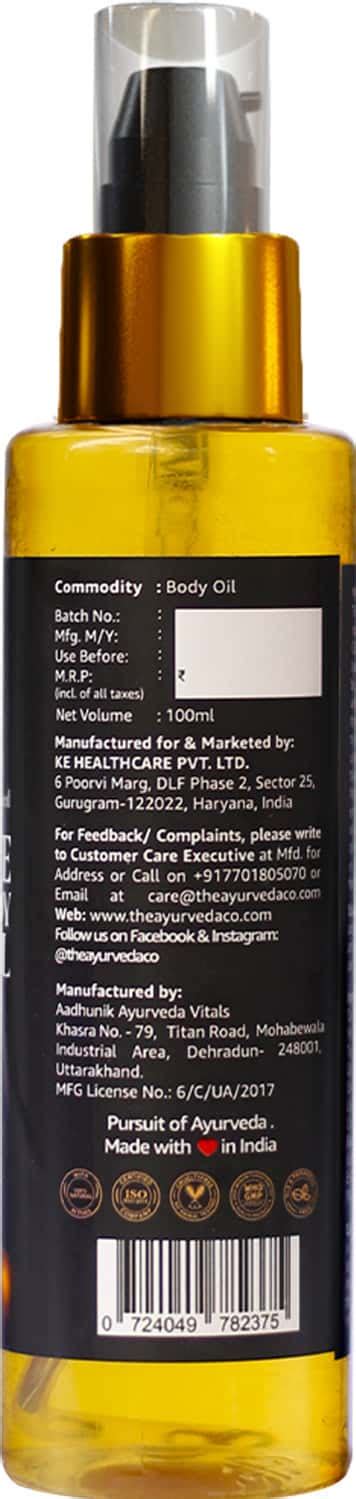 Buy TAC - THE AYURVEDA CO. ELADI TRIPHALA & HEMP SEED FACE & BODY OIL ...