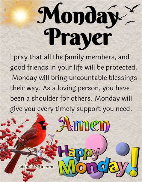 Monday Blessings Quotes Prayers with Images