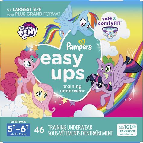 Pampers Potty Training Underwear for Toddlers, Easy Ups Diapers, Pull ...