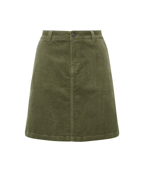 Women's Sage Cord Skirt Green | Schöffel Country