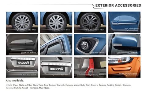 2019 Maruti Wagon R accessories brochure complete details » Car Blog India