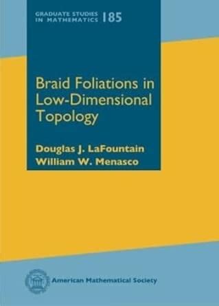 Buy Braid Foliations in Low-Dimensional Topology (Graduate Studies in ...