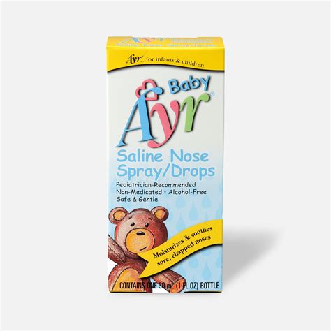 Ayr Baby's Saline Nose Spray, Drops, 1 fl oz