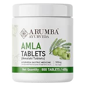 Arumba Amla Tablets – 800 Tablets/Bottle | Made with Pure Indian ...