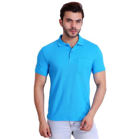 Buy HiFlyers Mens Polo T-Shirt Sky Blue | Best Price: TT Bazaar – T T ...