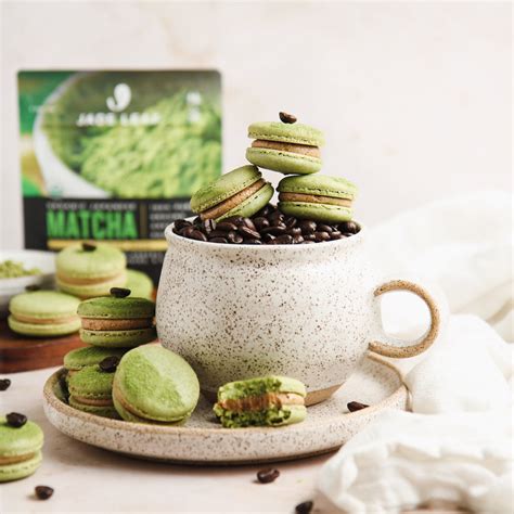 Celebrate National Coffee Day with Matcha Coffee Macarons | Jade Leaf ...