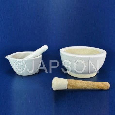 Mortar & Pestle, Porcelain U Type, Round Form – japson.com