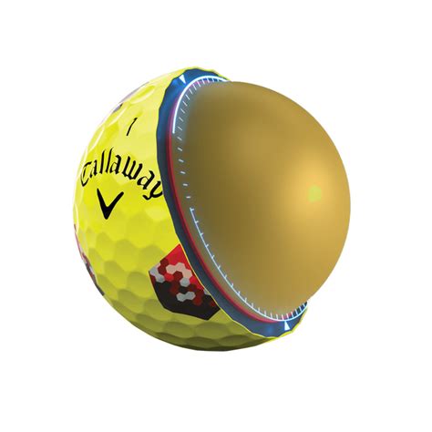 Chrome Tour TruTrack Yellow Golf Balls