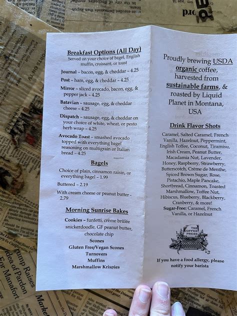 The Coffee Press - Batavia New York Coffee & Tea - HappyCow