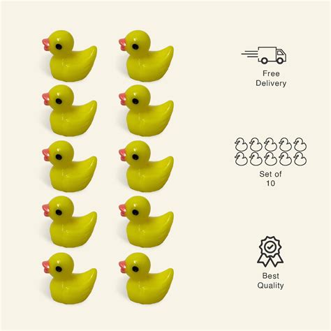 Yellow Ducks - Pond Theme - Miniature Garden – Leafy Island