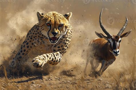 Image result for Cheetah Springbok