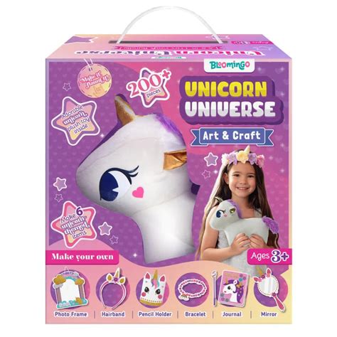 Bloomingo: Unicorn Universe 6-in-1 DIY Art & Craft Kit – Juplay World