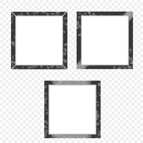 Polaroid Frames PNG Picture, Gray Polaroid Frame, Polaroid Template ...
