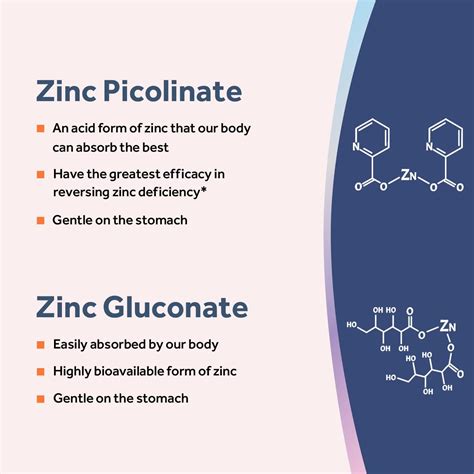 Difference Between Zinc Glycinate And Picolinate