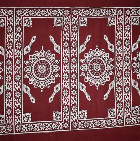Buy Dulhan Cotton Food Mat Red Dastarkhwan/Arabian Table Cloth (32 * ...