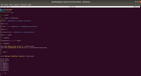 Image result for C++ Constructor Example