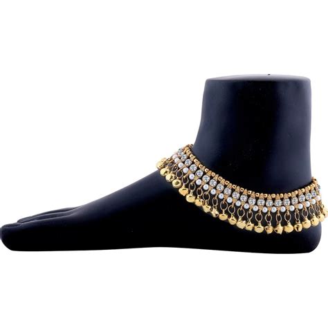 Traditional Heavy Bridal Anklets Alloy Anklet - Pack of 2