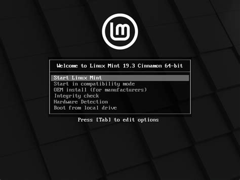 Linux Mint 19.3 ISO 的图像结果